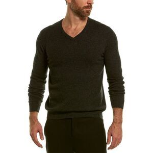 Mette Mens  Cashmere V-Neck Sweater, Grey
